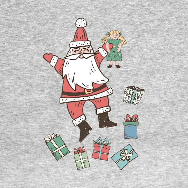 Christmas Gift Santa by SWON Design